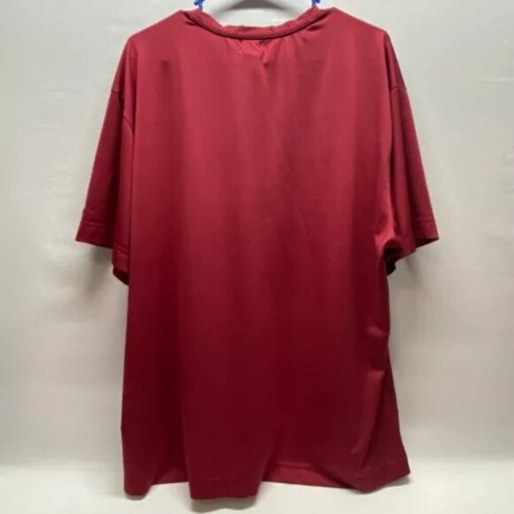 Calvin Klein Jeans Tee Men's XXL Deep Red CK Performance Active Wear T-Shirt - Picture 3 of 7
